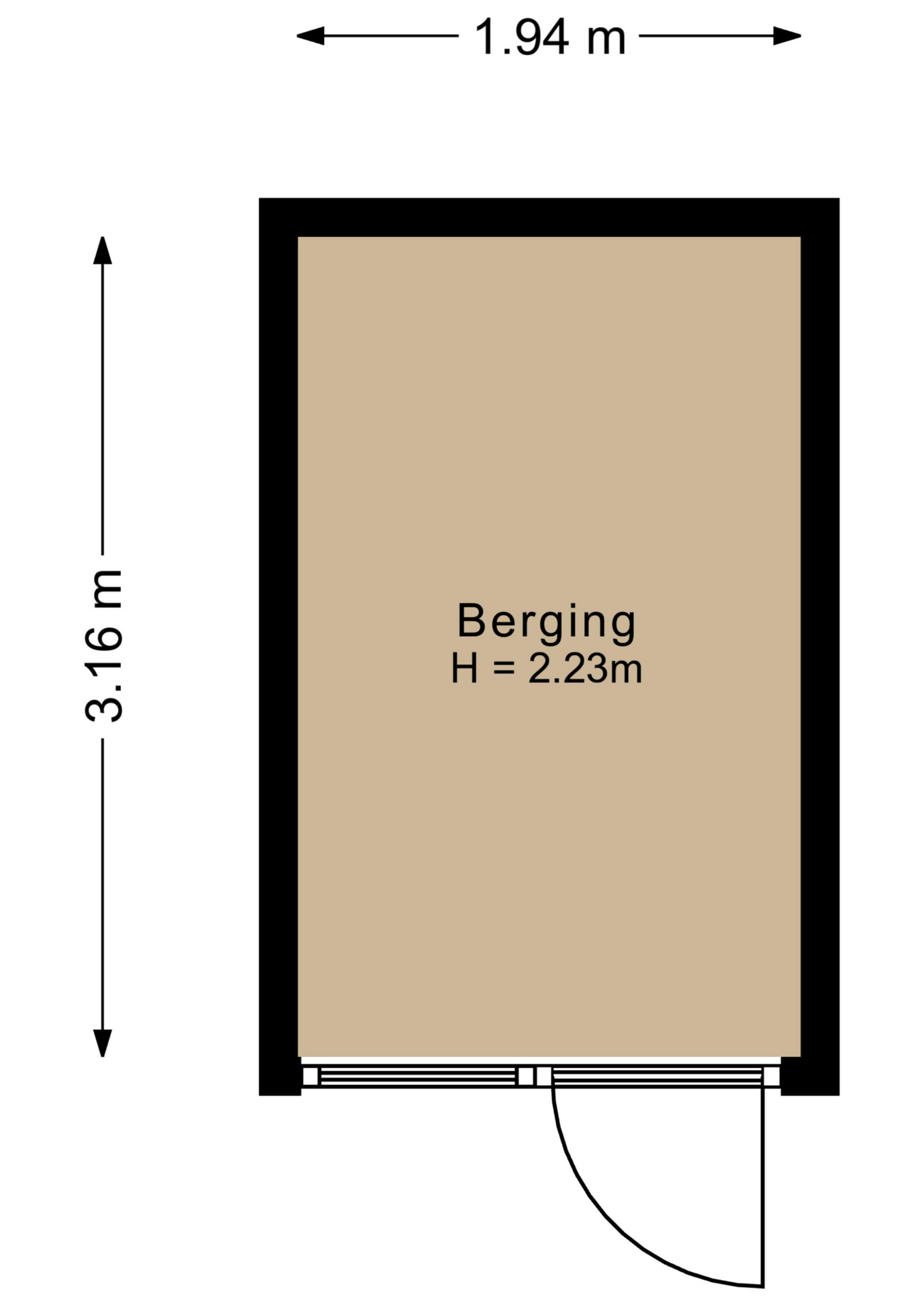 Steile bank 8 - 8223 BA - lelystad-plattegrond-4